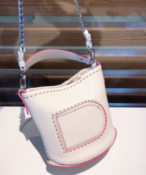 델보 팽 미니 버킷 크로스백